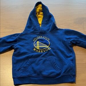 Golden State Warriors NBA kids issued embroidered Kids Blue Hoodie